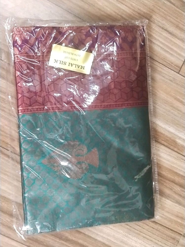 Malai Silk Beautiful Saree Kanjeevaram