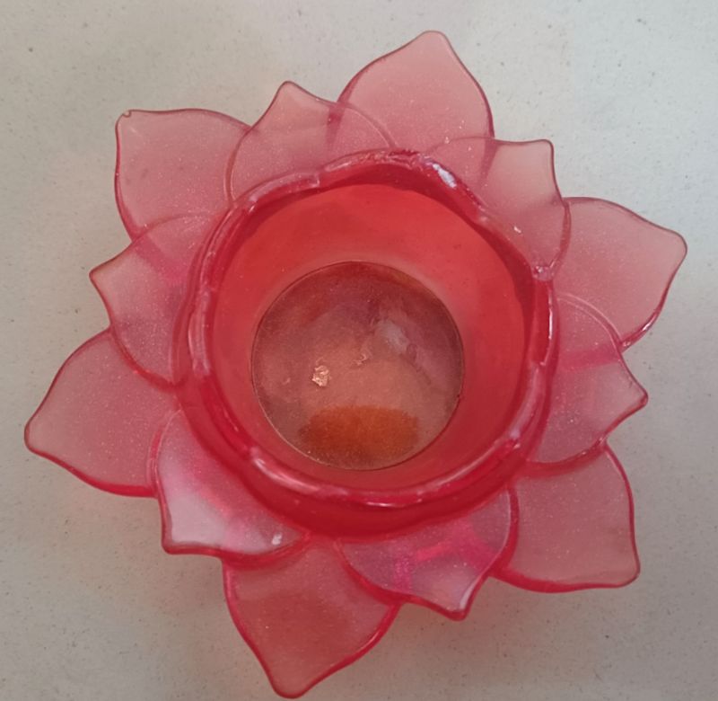 Lotus Tea Light Holder With Free Small Coaster