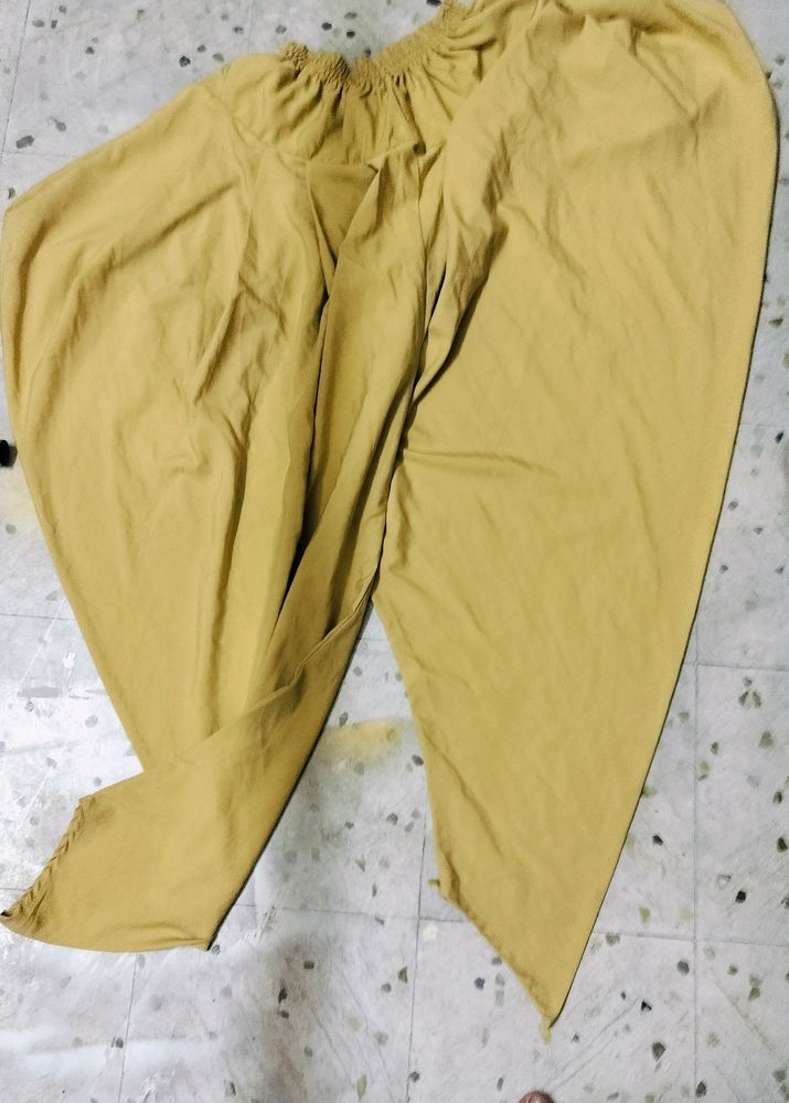 Beige Gold Colour Dhoti Pant. Like New