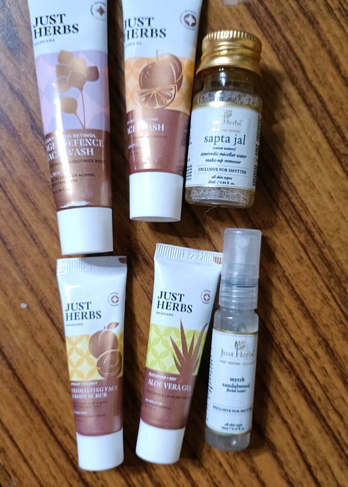 Just Herbs Best Skincare Combo - 6 Items