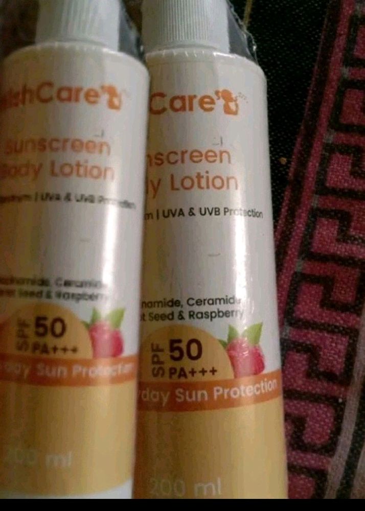 WishCare SPF50 Sunscreen Body Lotion 200 Ml