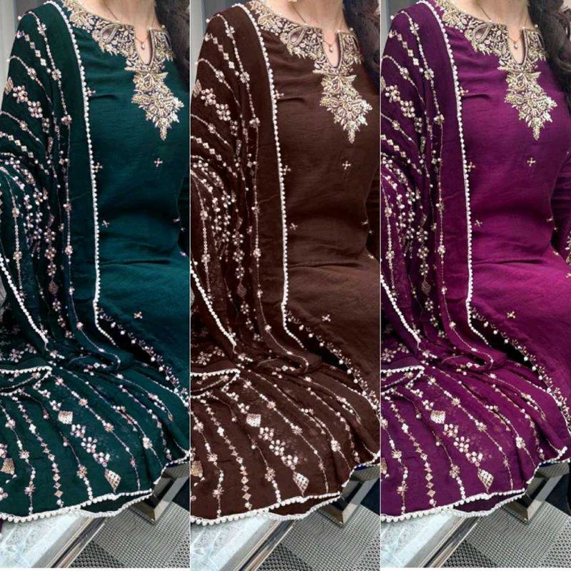 Designer Dress With Havey Work Dupatta