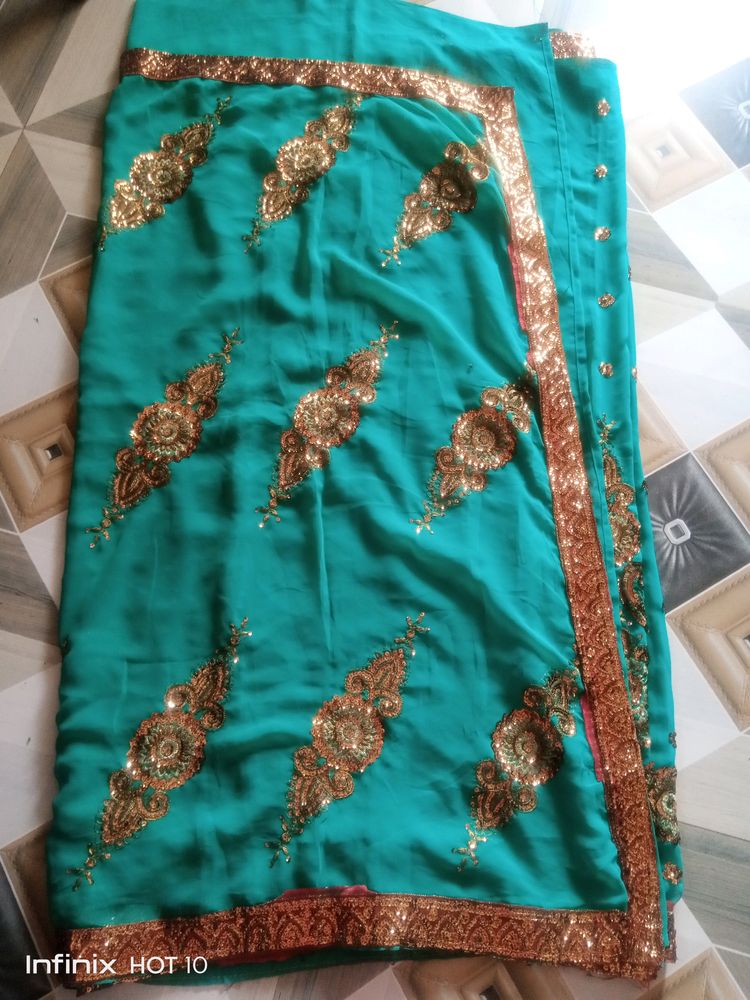 New Saree With Blouse.