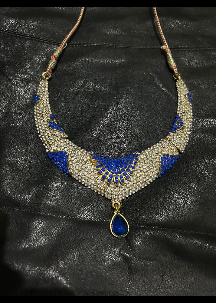 Blue Diamond Necklace