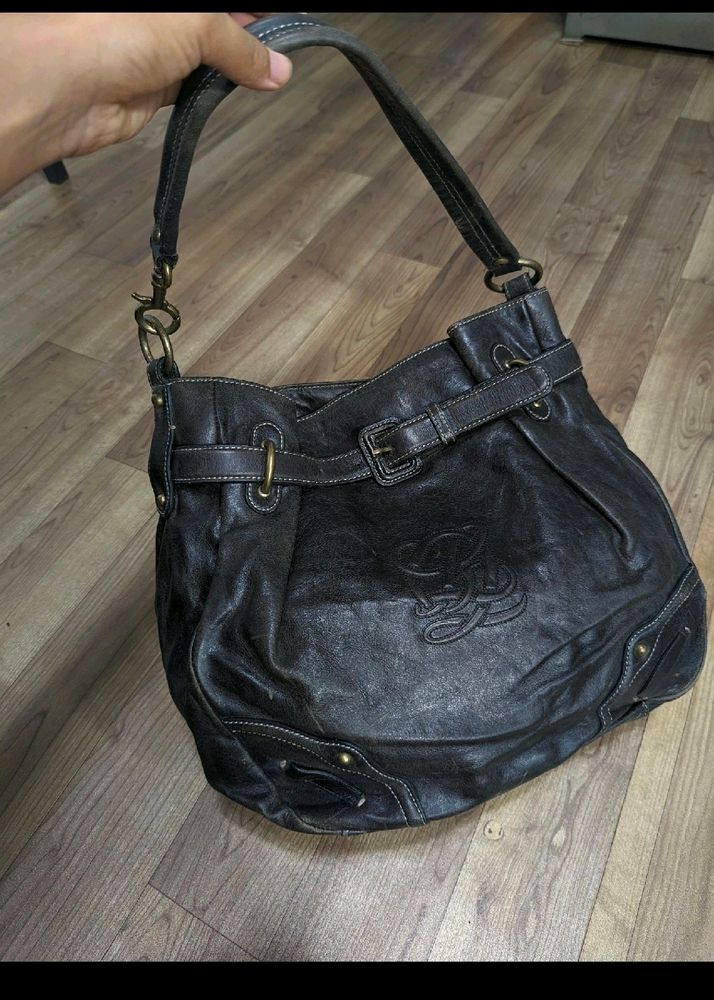 Authentic Louis Quatorze Leather Handbag 👜