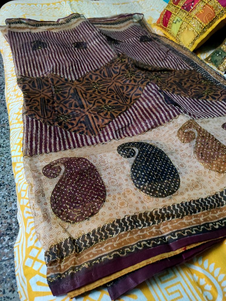 Benarasi Kota Dariya Saree With Zari Work