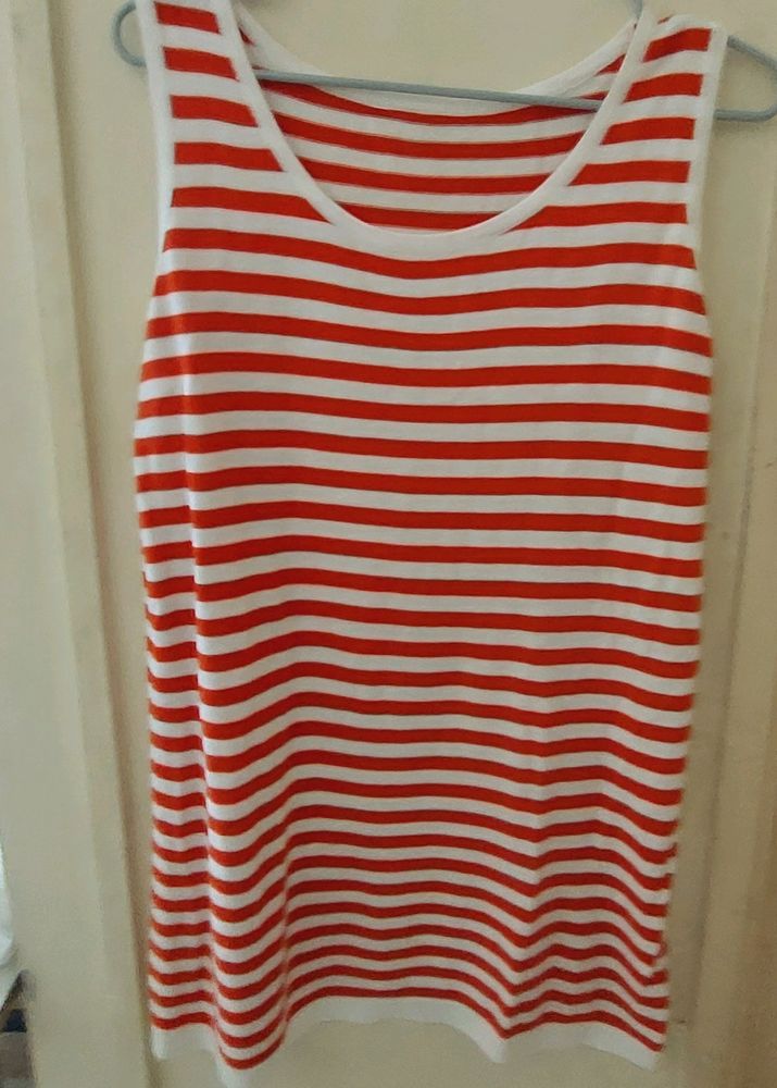 Red White Striped Dress