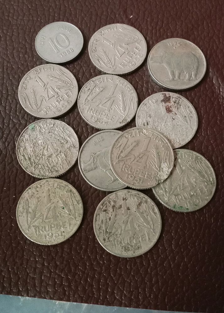 🔥1/4 Old Issue Coin🔥12 Pcs