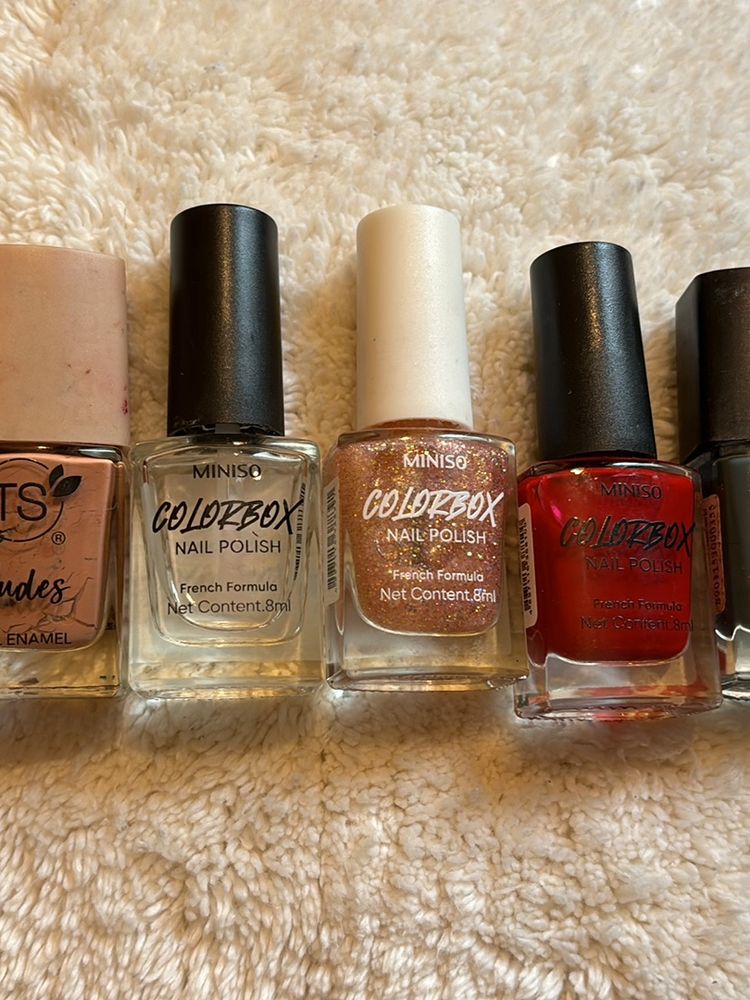 7 Pieces Nail Polish