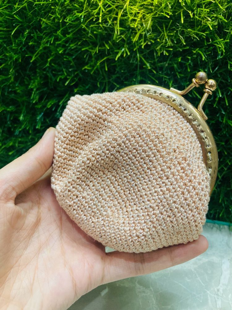 Crochet Clamp Coin Purse