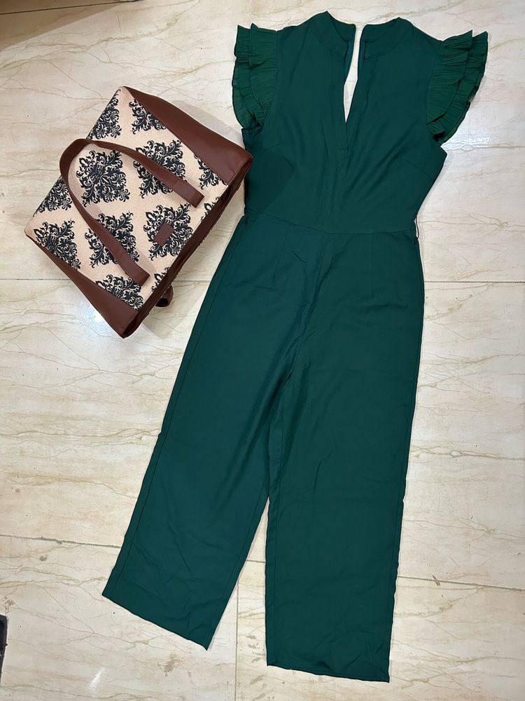 Shein Green Jumpsuit