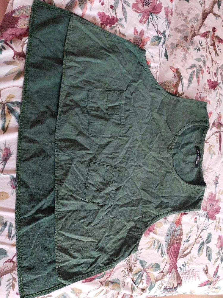 Camouflage Green Crop Top