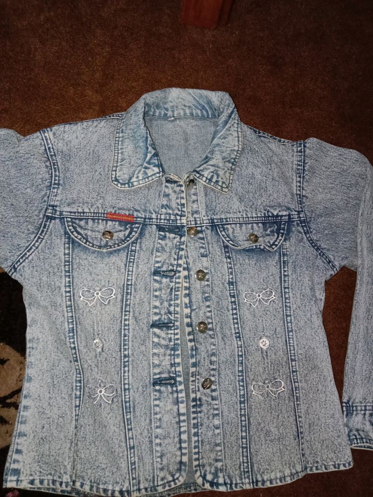 BLUE DENIM JEANS JACKET