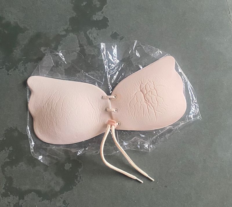 Beige Stick On Bra