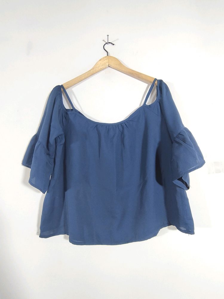 Greyish Blue Tops (Women's)