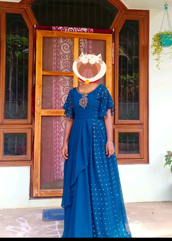 Teal Blue Gown