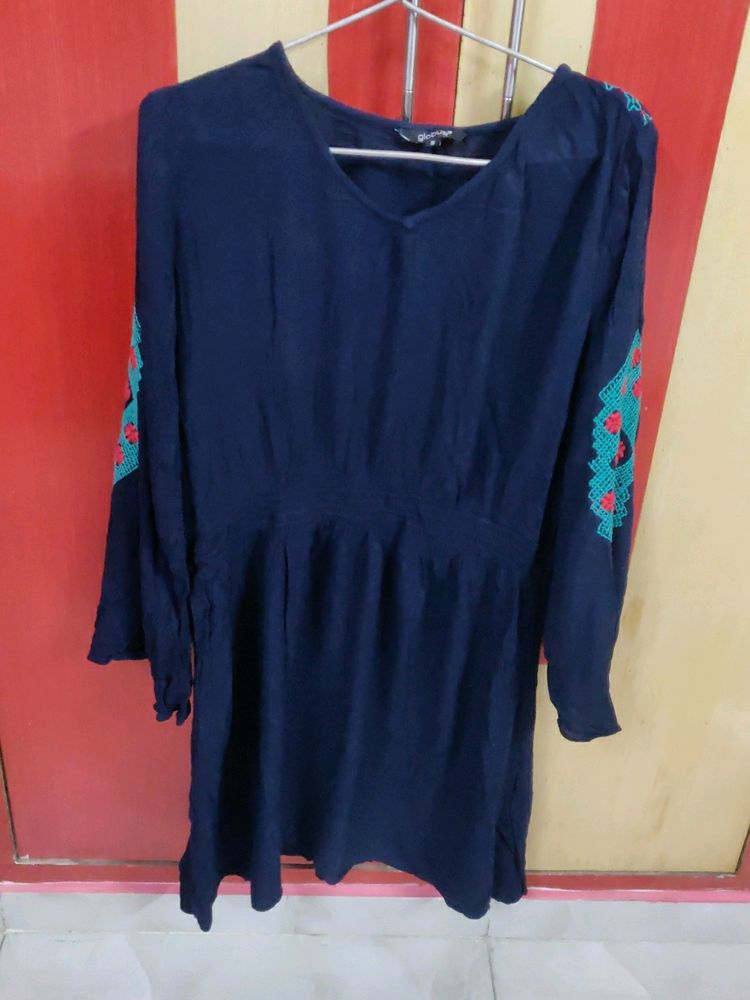 Globus Brand Navy Blue Midi