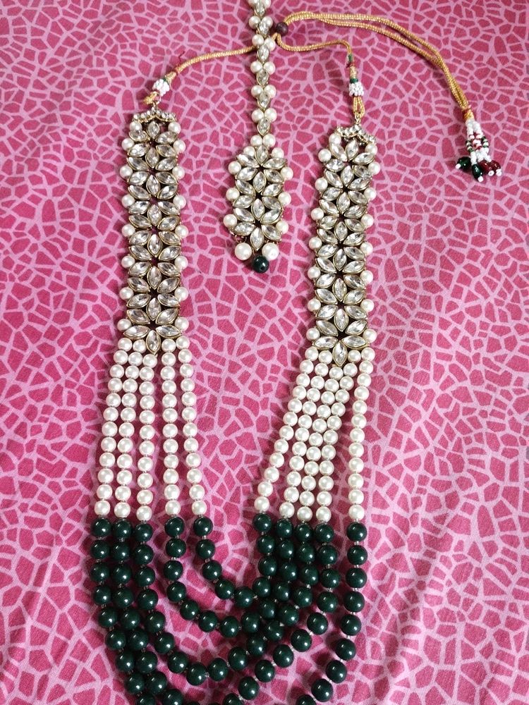 Rani Haar Necklace With Maangtika