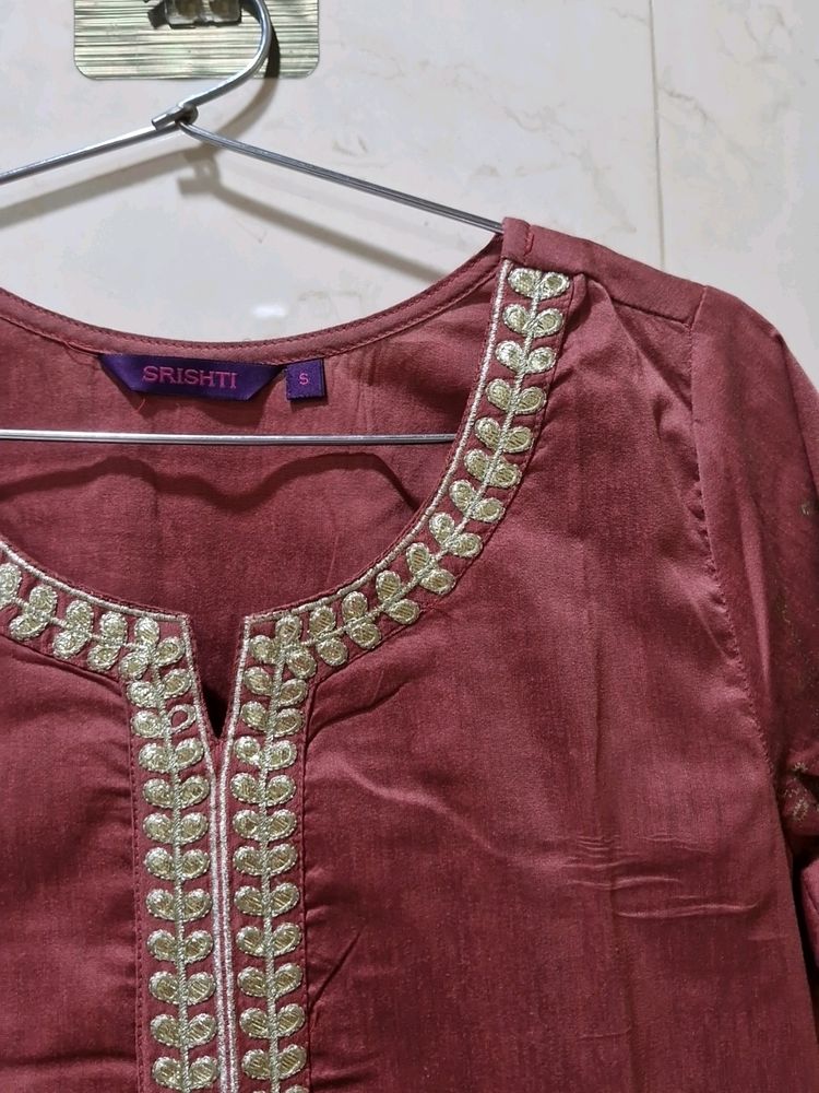 Dust Rose Pink Kurti