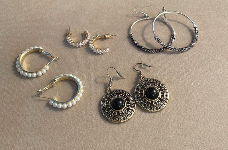 Earrings And jhumkas (Combo Of 4)