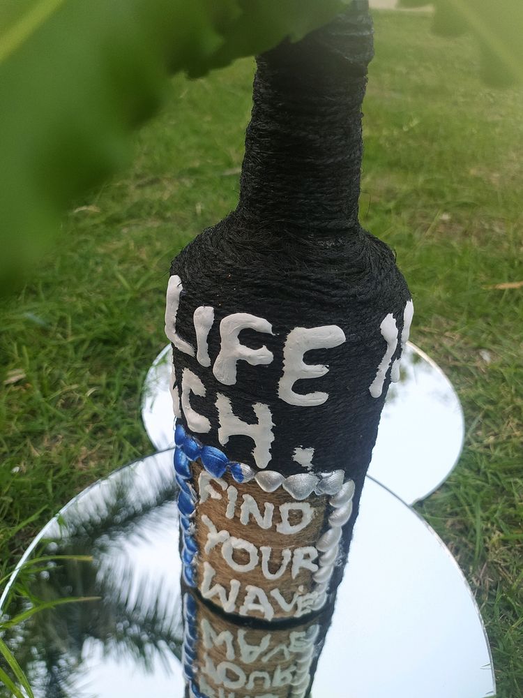 Beach Bottle Art