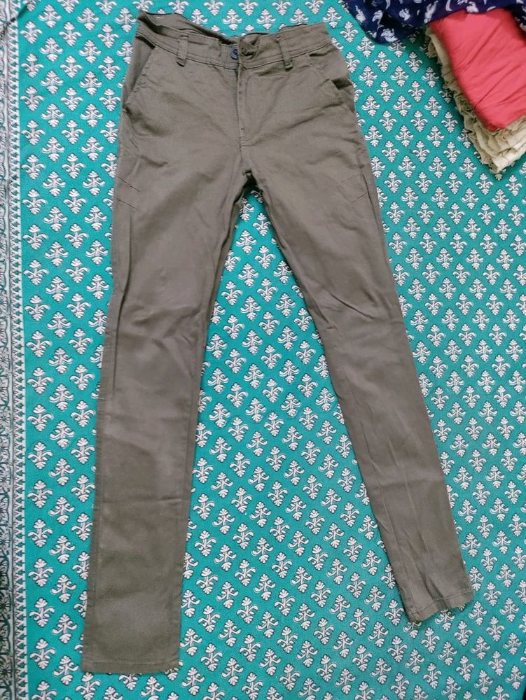 Olive Colour Pants