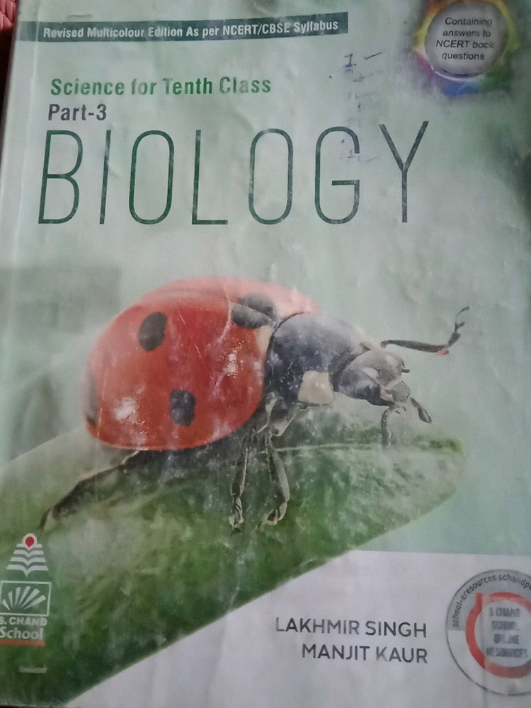 Biology & Chemistry Reference & Guide Class 10