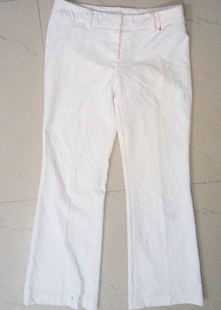 White Formal Pants