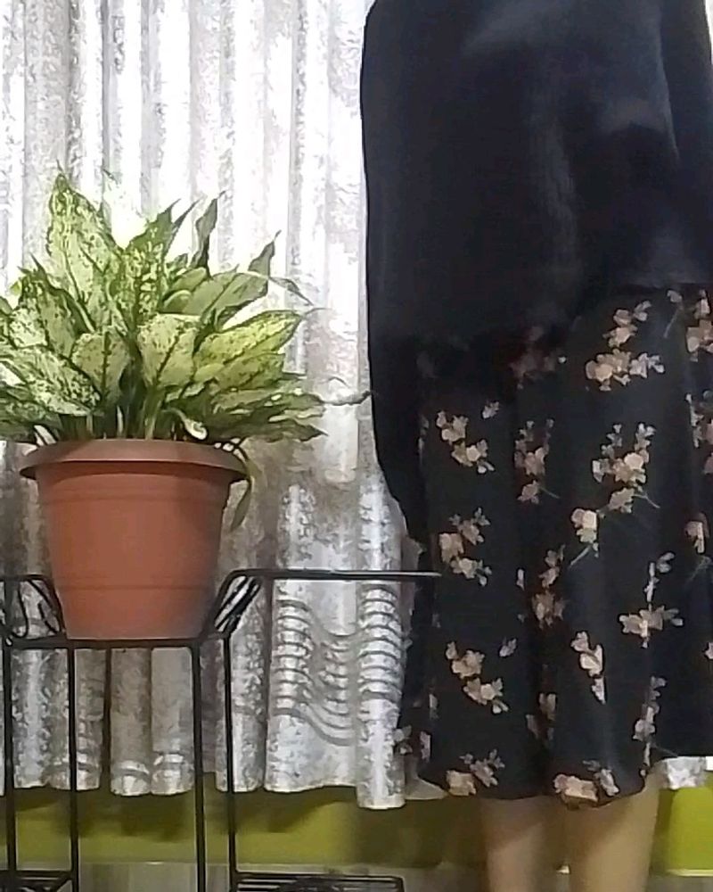 AESTHETIC 2 IN 1 SKIRT LIKE PANTS WIDE🖤🌺🌷