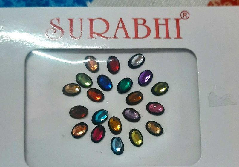 Multicolour Kundan Stone Bindi