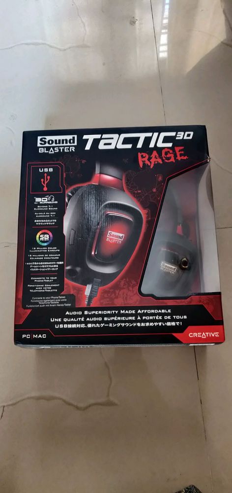 Brand New Creative gaming headphones worth ₹7k