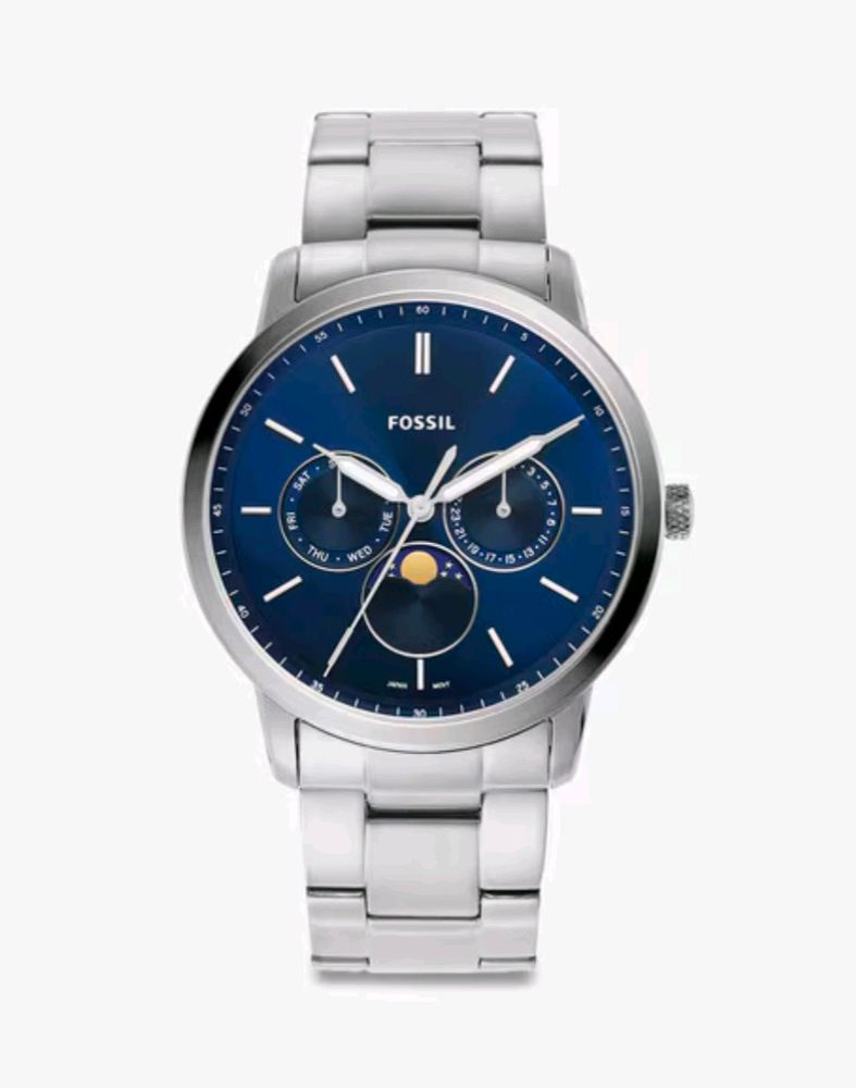 Fossil Men's Wrist Watch Silver Os