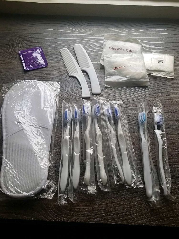 Tooth Brushes,shower Caps, Flipons Etc