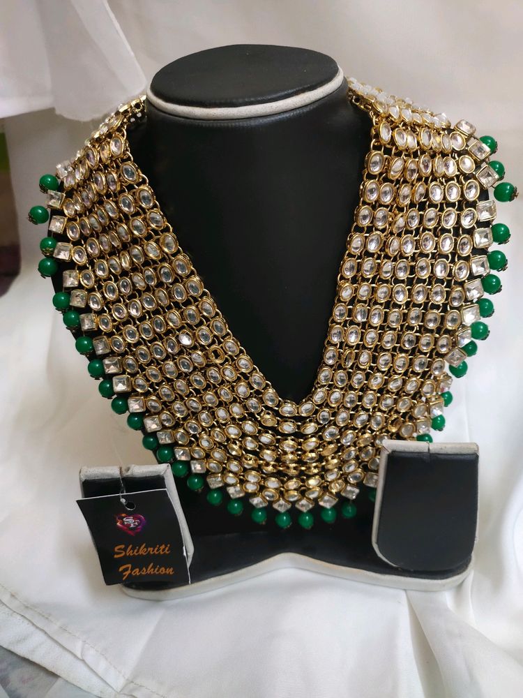 Kundan Maharani Necklace New With Tag