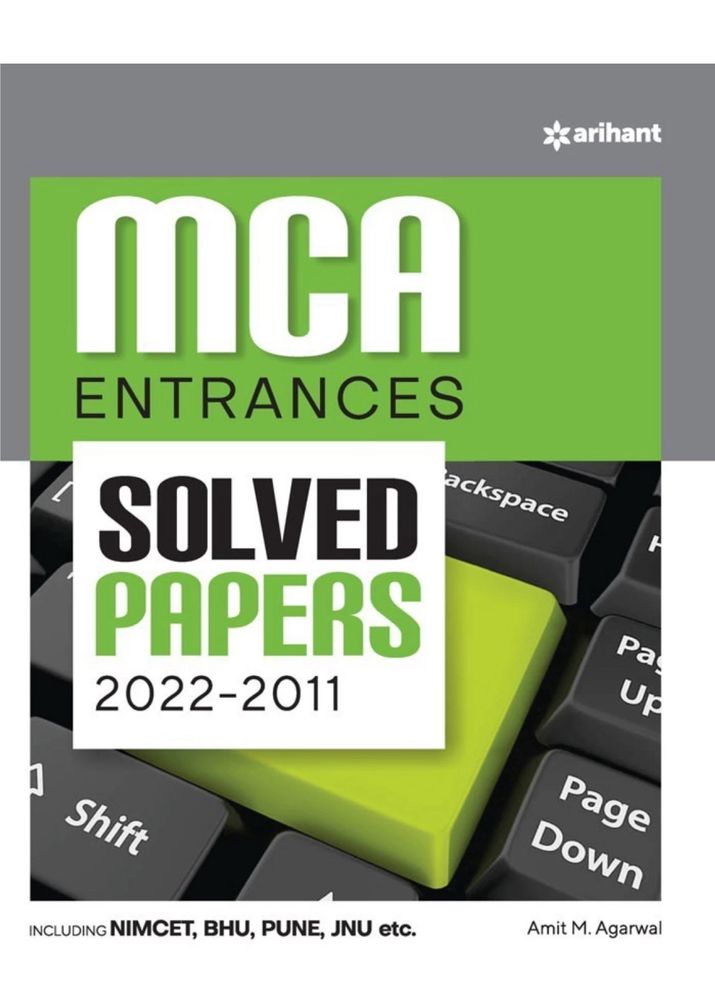 Arihant MCA solved Question Papers