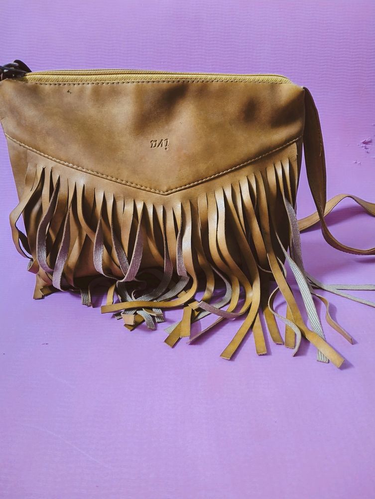 Fringe Crossbody Sling Bag