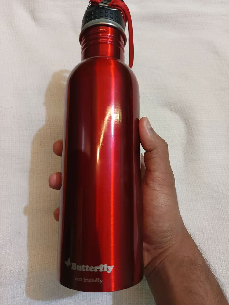 Stainless Steel Water Bottle (Red)