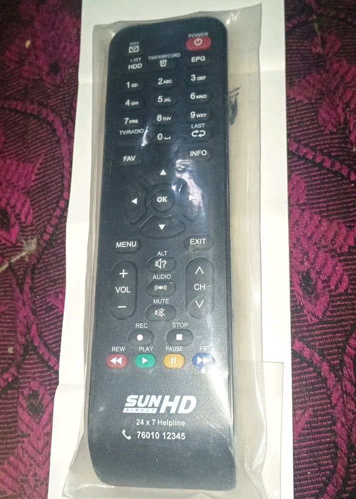 Sun HD Remote Pack Of New