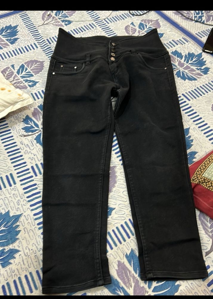 Womens Black Jeans 34 Size