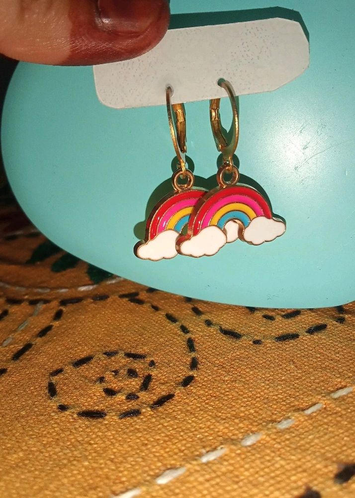 Rainbow Trendy Earrings