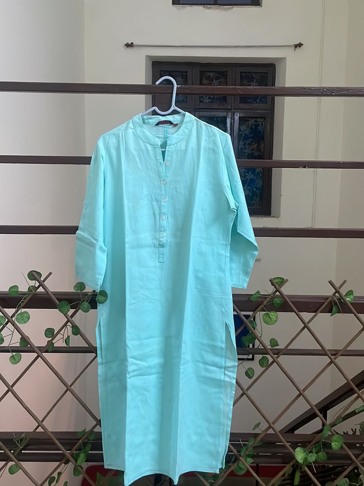 Cool Blue Kurta