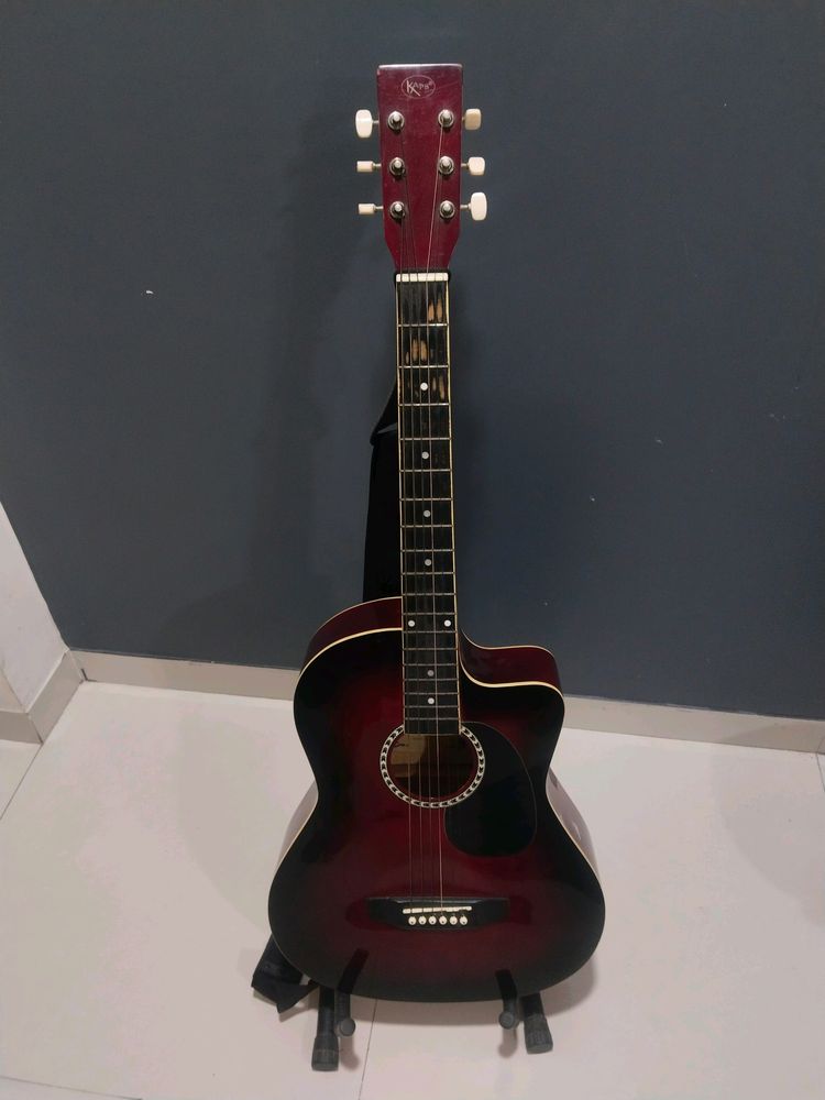 Kaps ST 1cm Acoustic Guitar with All Equipments