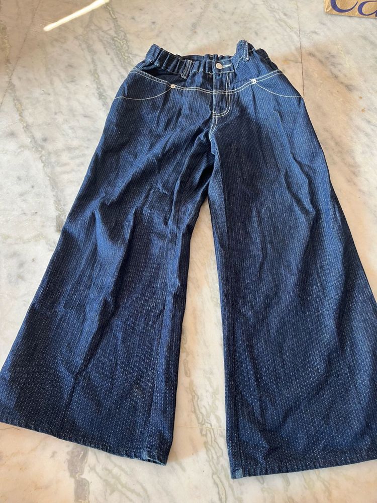 Blue Vintage Y2K Baggy Denim ( No Defect)