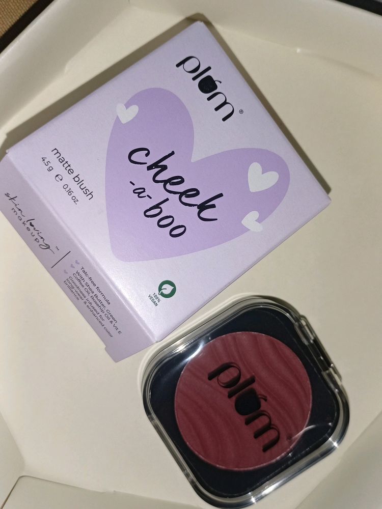 Plum Cheek-a-boo Matte Blush