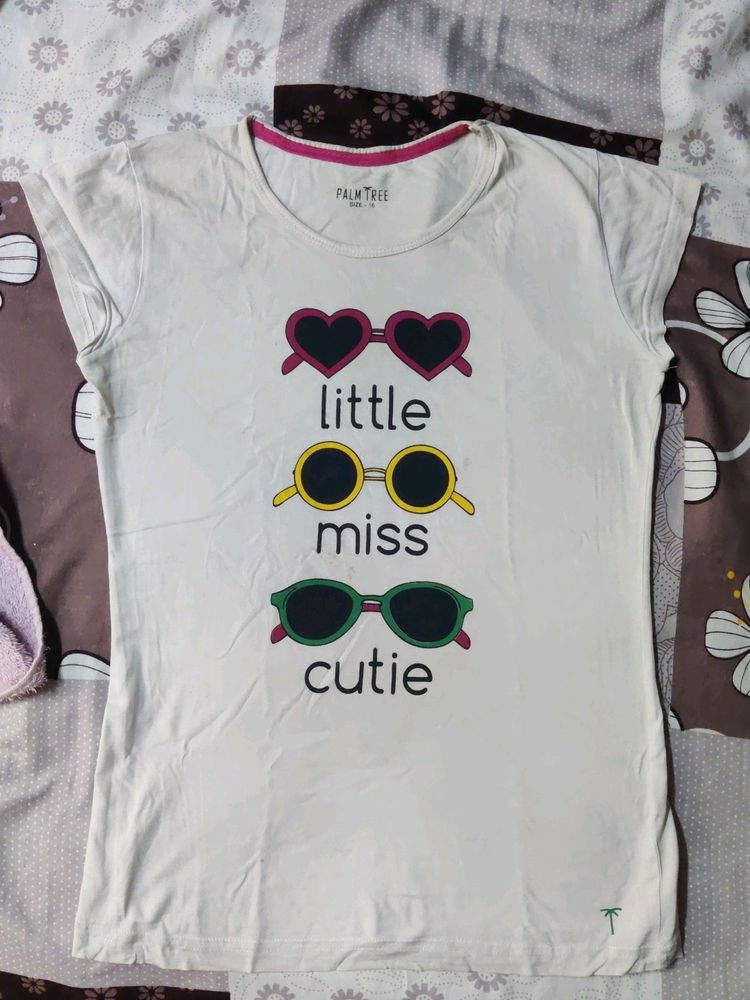 White Shirt-little Miss Cutiee