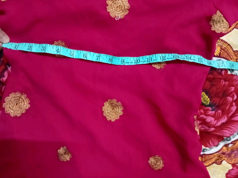 Kurta Rose Red Festive