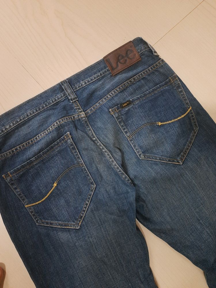 Lee JEANS Quality Jean's Men Denim Jeans👖