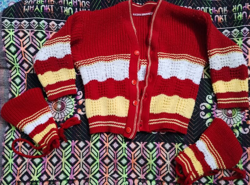 Baby Woollen Sweater - 2 Combo