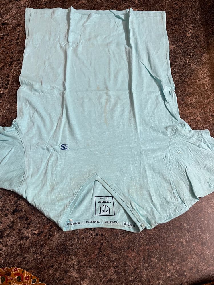 Men Sky Blue T Shirt