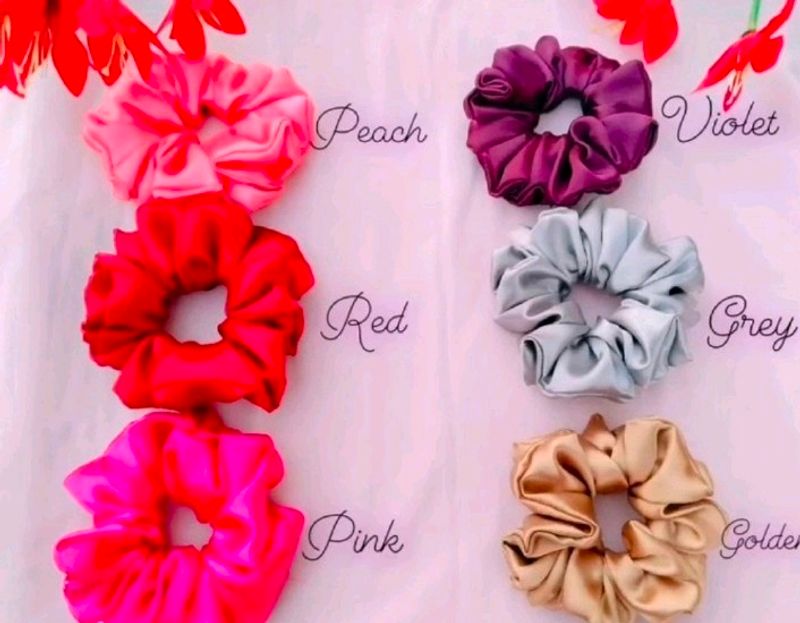 Beautiful Handmade Satin Scrunchies 🤩